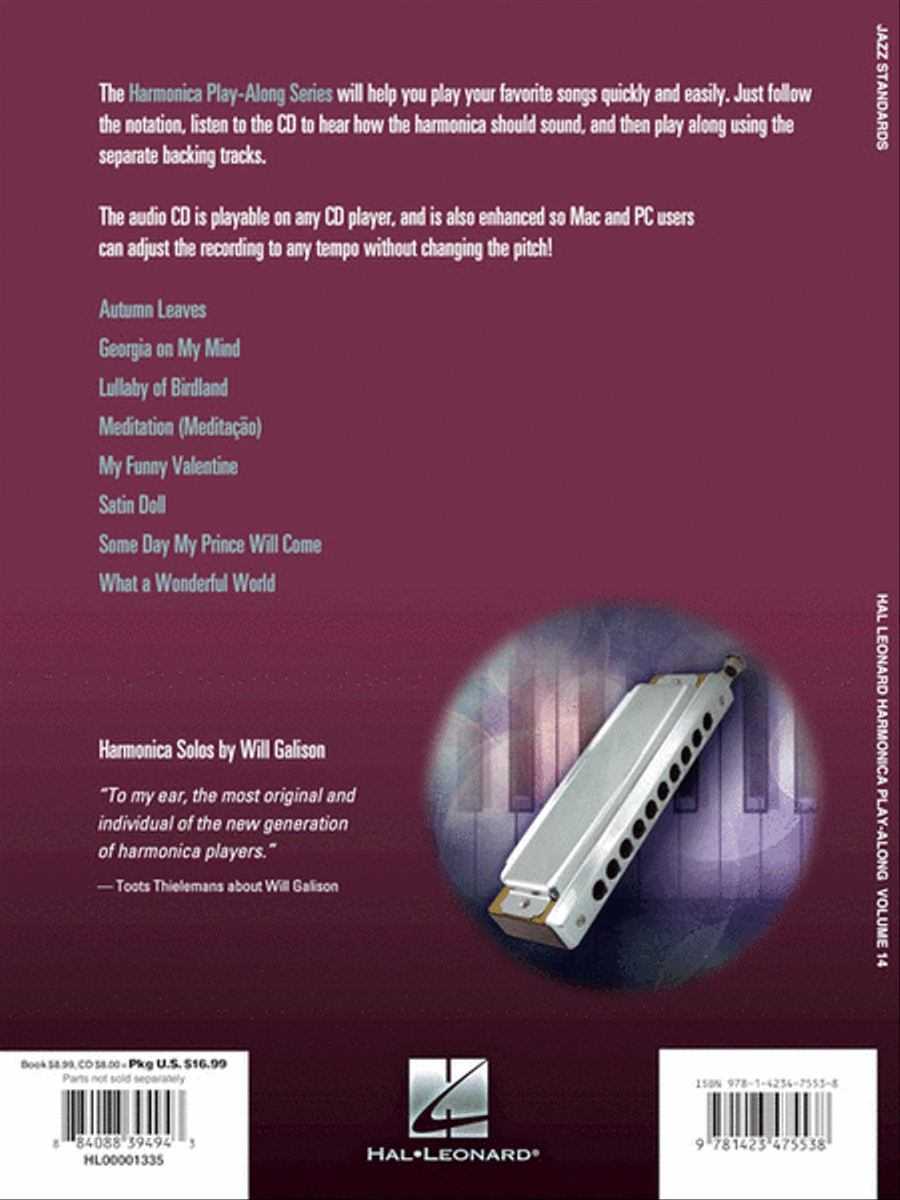 Jazz Standards Jazz Standards Harmonica scores gallery preview page 6