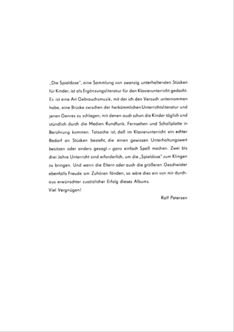 Die Spieldose Piano Solo scores gallery preview page 2