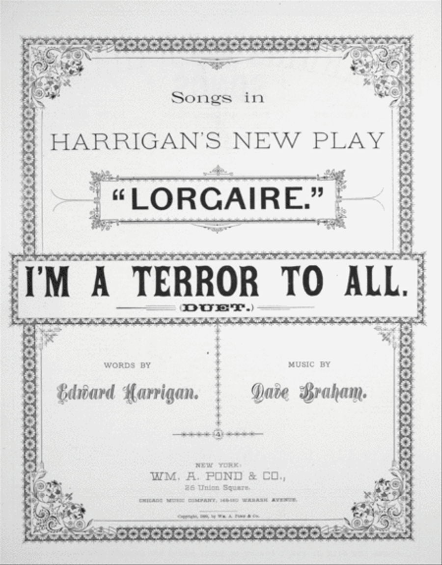 Songs in Harrigan's New Play, 