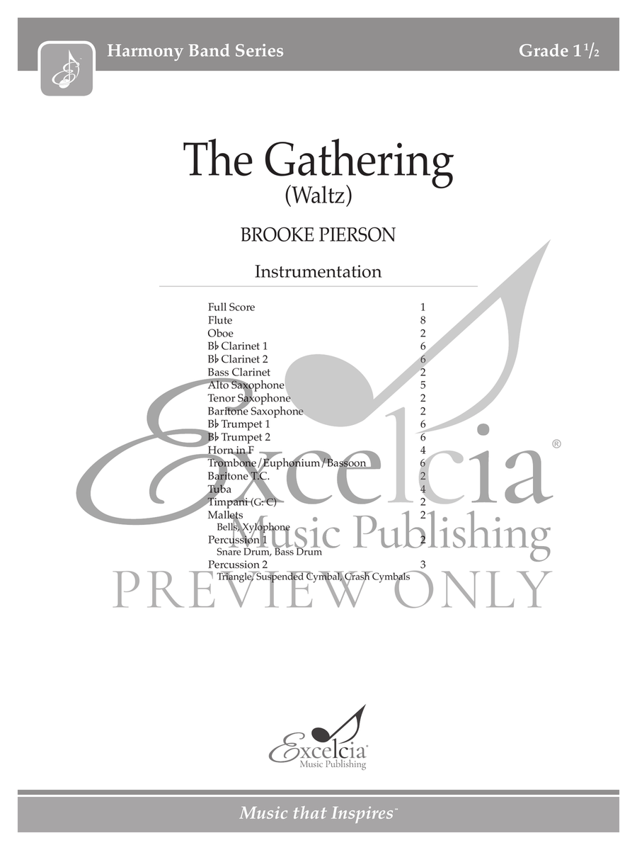 The Gathering Concert Band scores gallery preview page 2