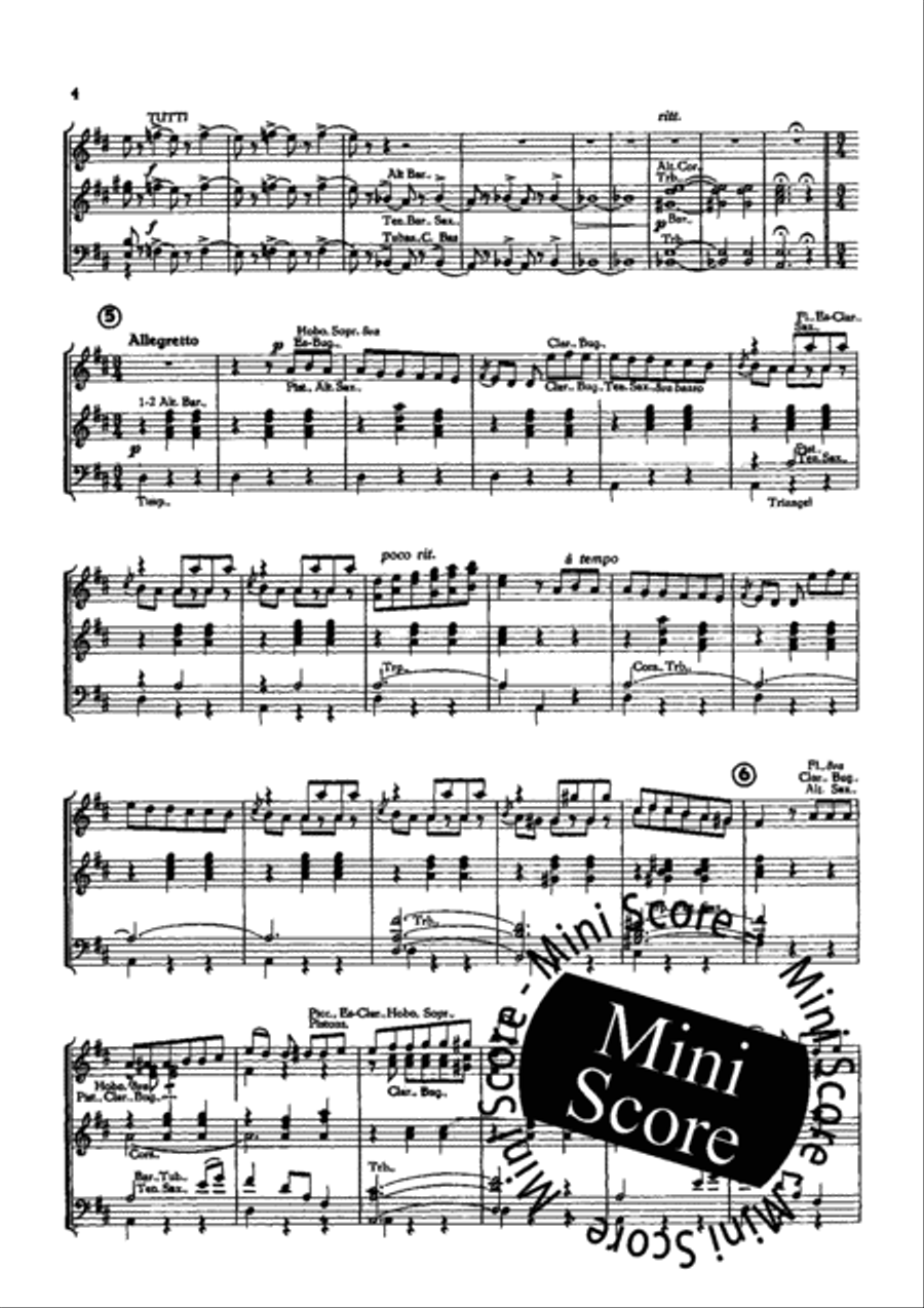 Robert Le Diable Concert Band scores gallery preview page 6