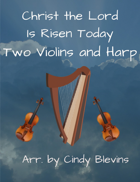 Christ the Lord Is Risen Today, Two Violins and Harp image number null