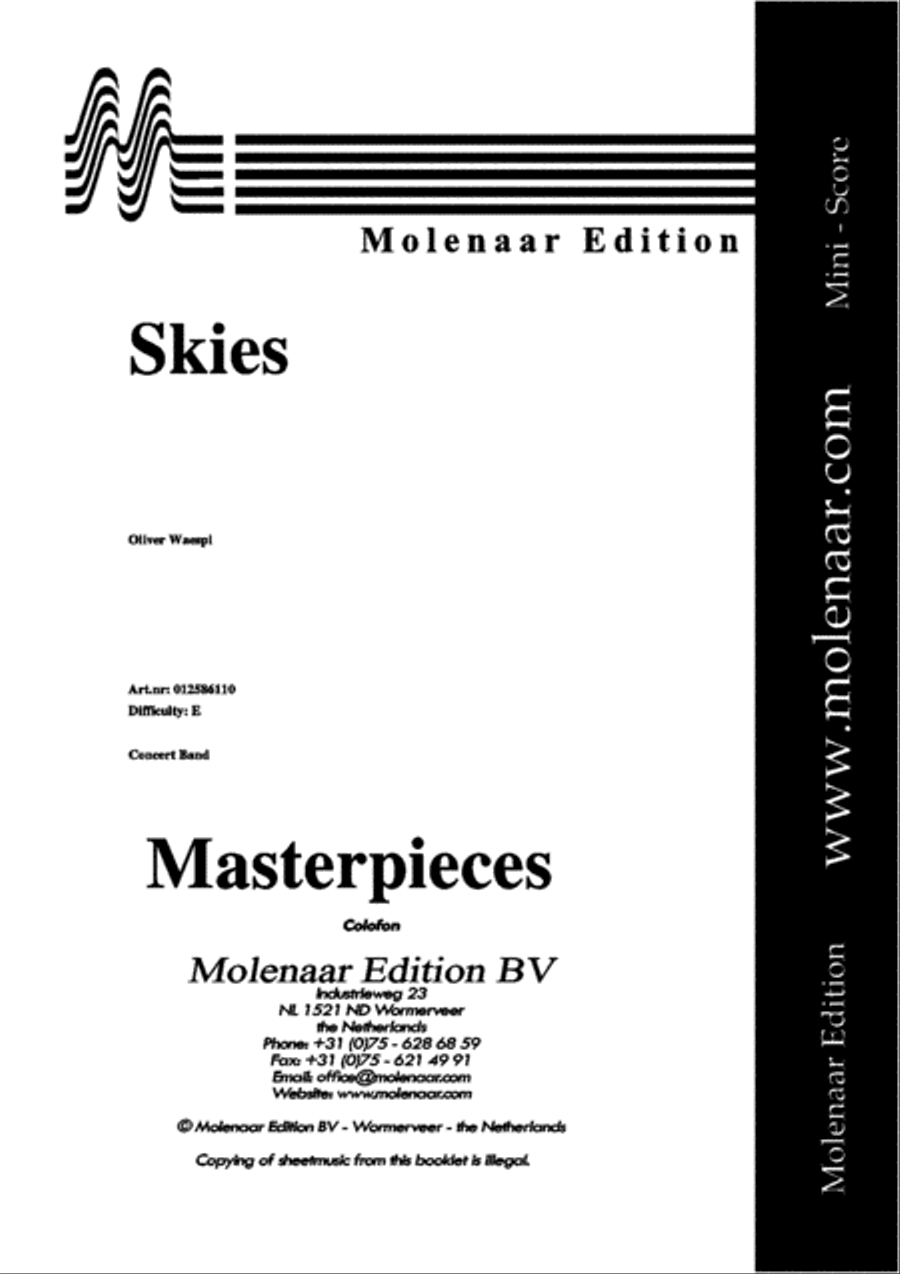 Skies Concert Band scores gallery preview page 2