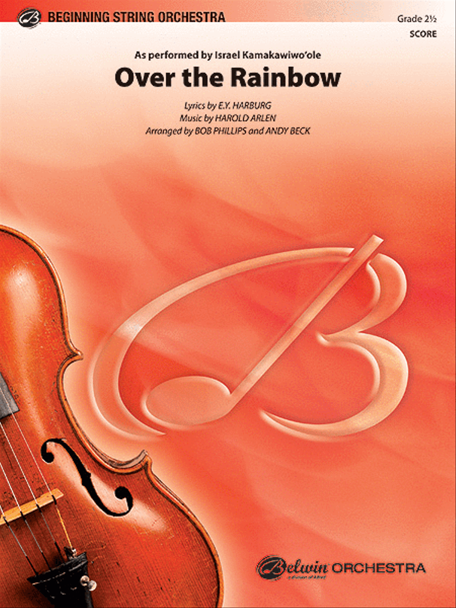 Over the Rainbow String Orchestra scores gallery preview page 1
