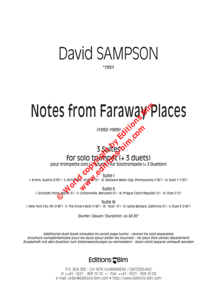 Notes from Faraway Places