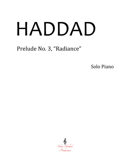 Prelude No.3, "Radiance" Op.16 image number null