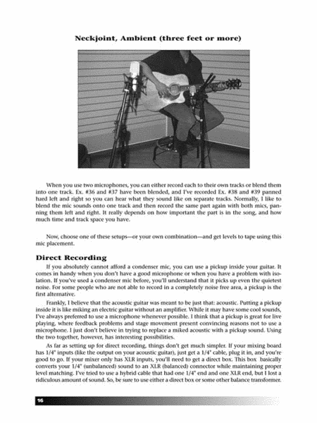 The Musician's Guide to Recording Acoustic Guitar image number null