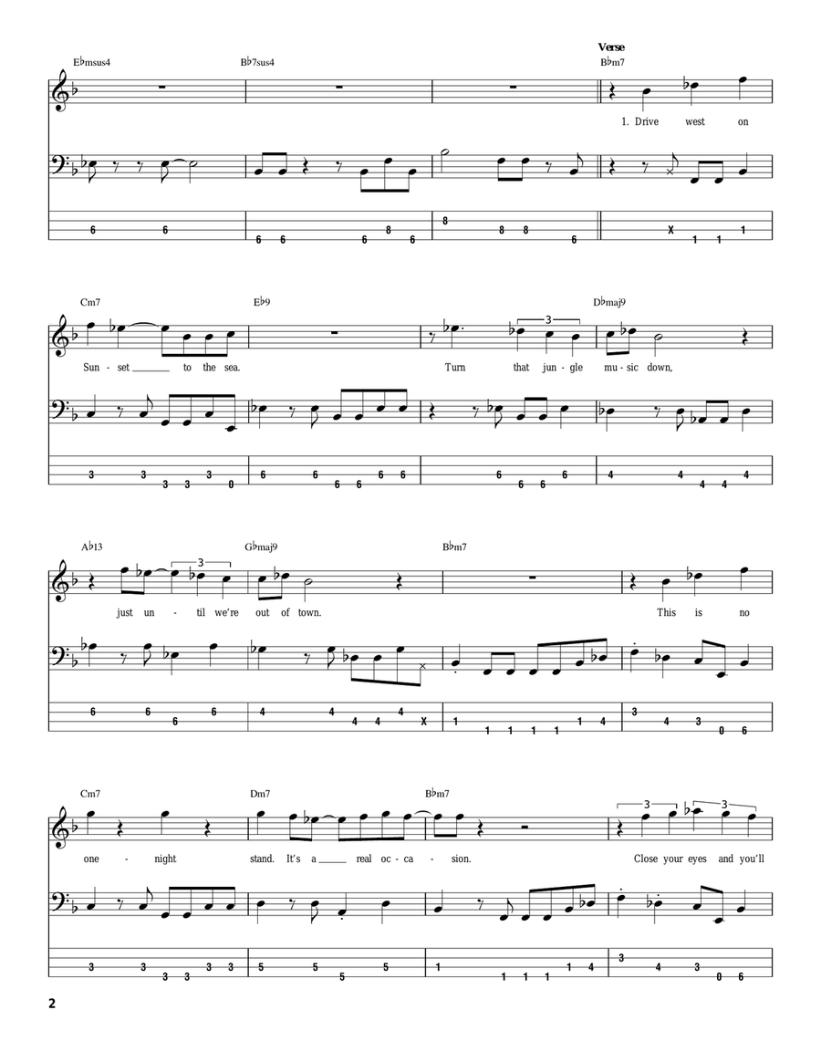 Babylon Sisters Acoustic Guitar scores gallery preview page 2