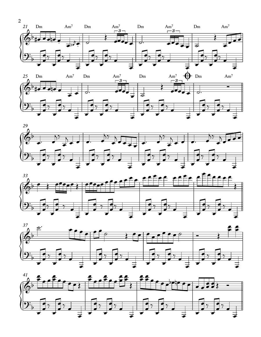 Take Five Piano Solo scores gallery preview page 2