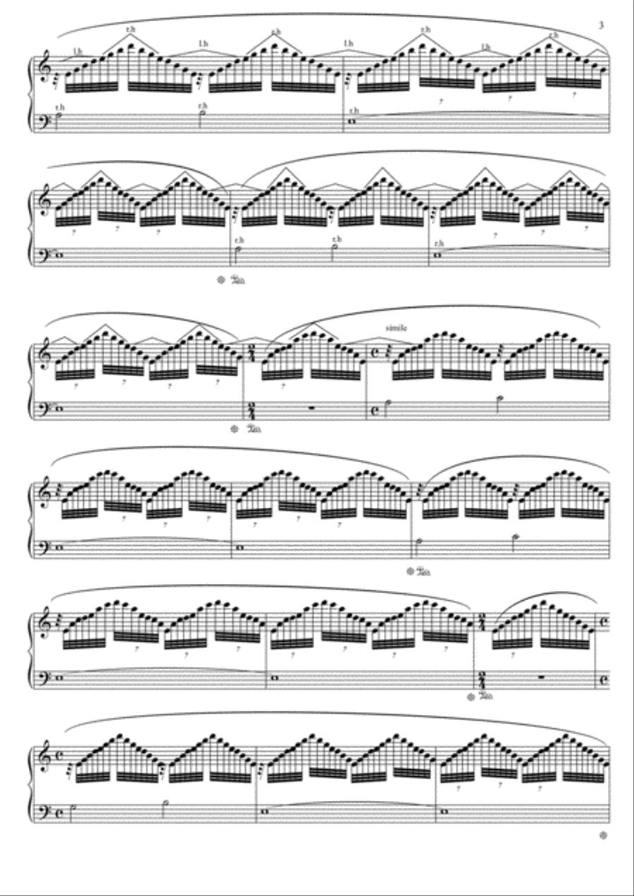 Waterfall Piano Solo scores gallery preview page 3