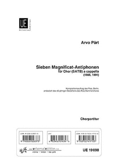 Magnificat Antiphonen, 7, Chor