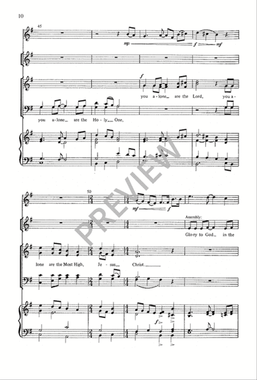 A Mass of Life 4-Part scores gallery preview page 10