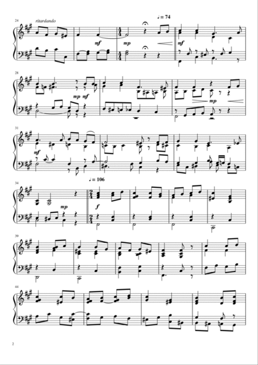 En Belen tocan a fuego En Belen tocan a fuego Piano Solo scores gallery preview page 2