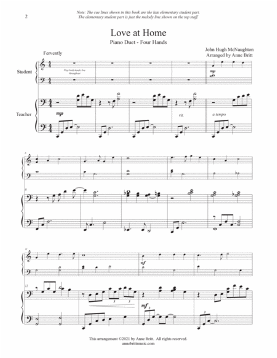 Duets for Students: The Sacred Collection (teacher book) Piano Method scores gallery preview page 4