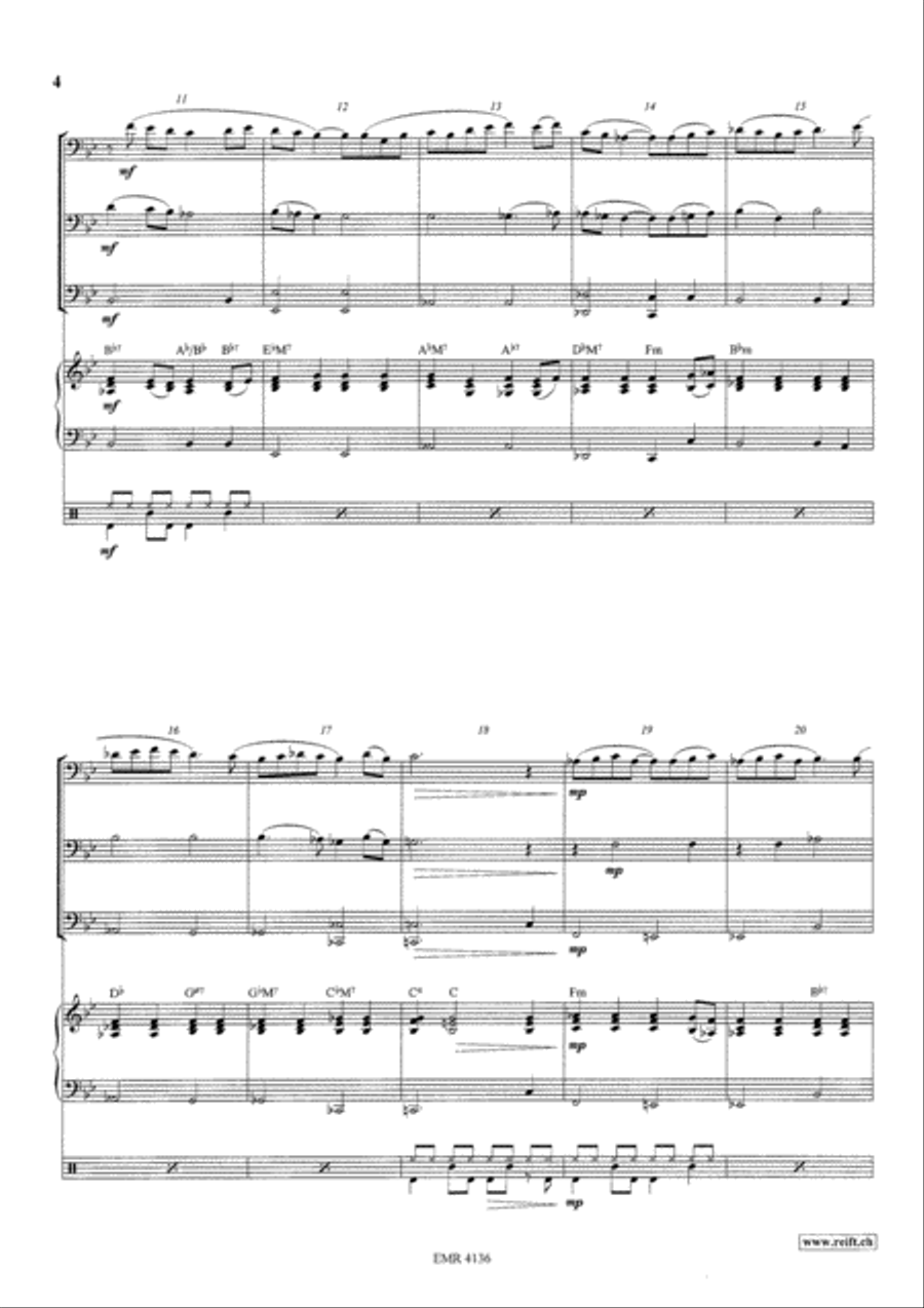 Keep Cool Trombone Duet scores gallery preview page 4