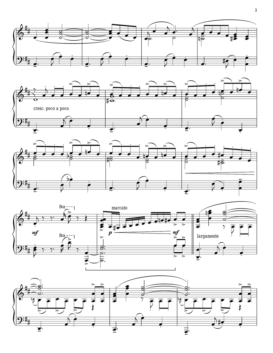 Blue Tango Piano Solo scores gallery preview page 3