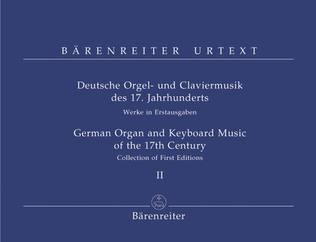 Book cover for German Organ and Keyboard Music of the 17th Century, Volume II