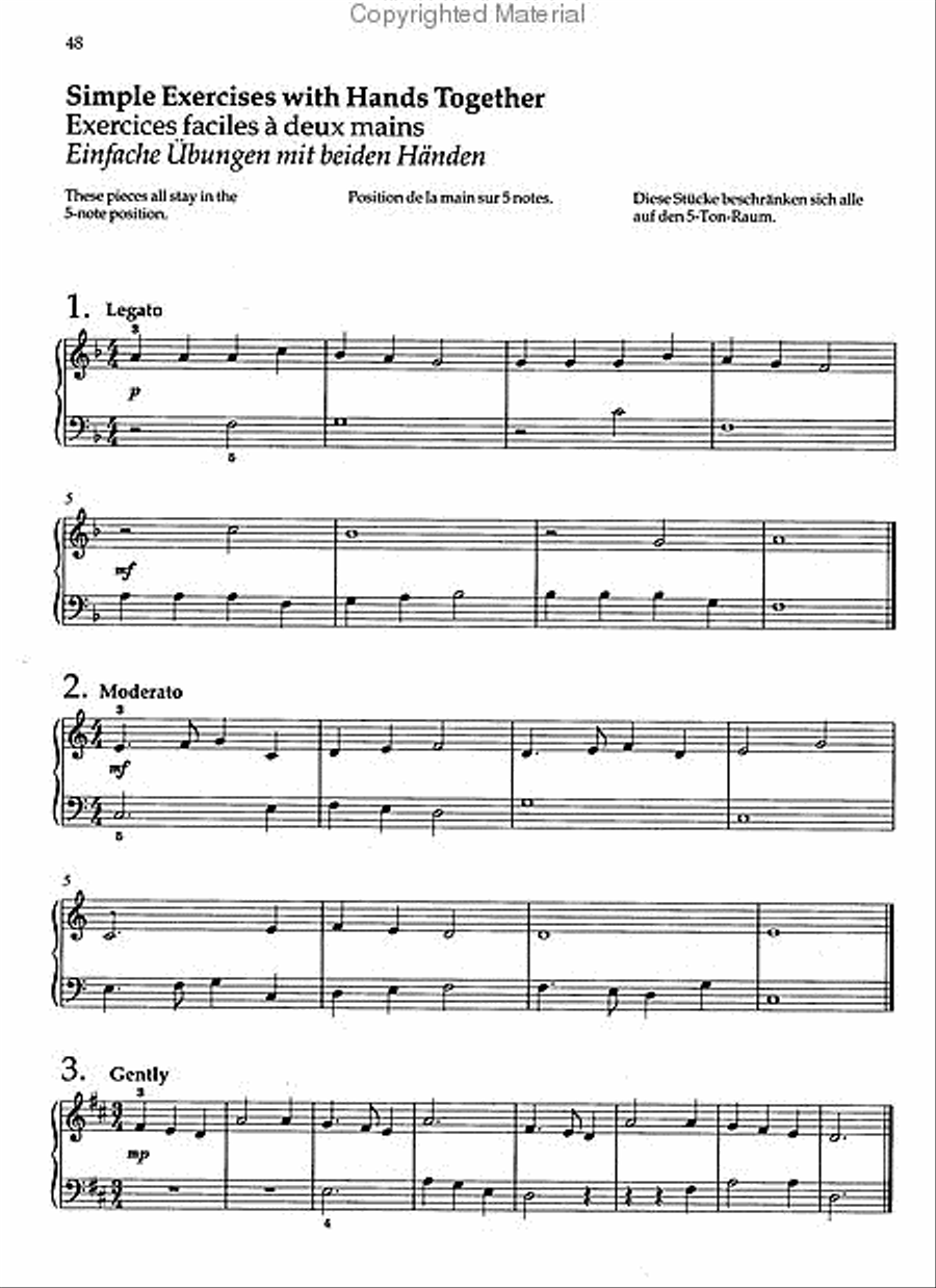 John Kember – Piano Sight-Reading – Volume 1 Piano Solo scores gallery preview page 5