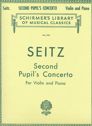 Book cover for Pupil's Concerto No. 2 in G Major, Op. 13