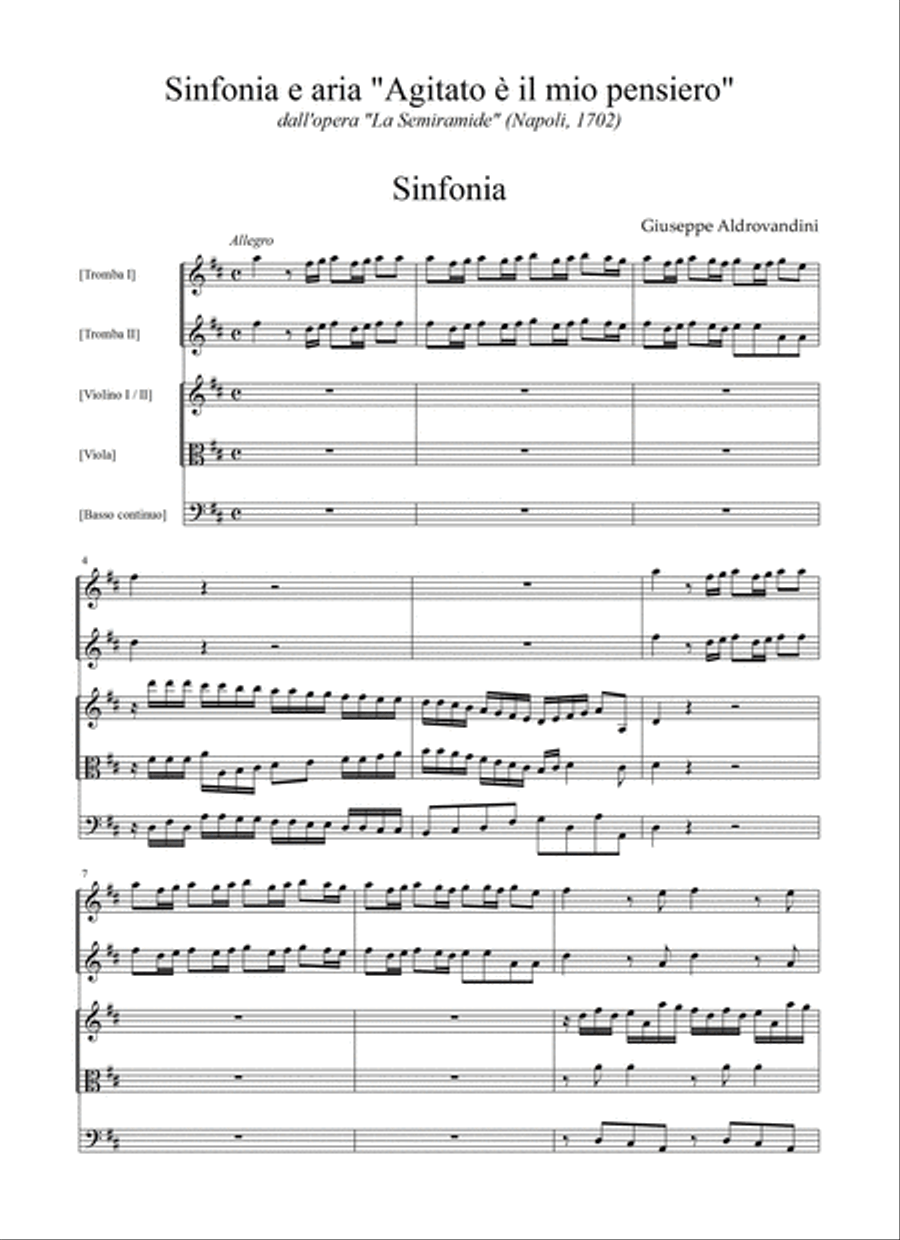 Sinfonia e Aria 