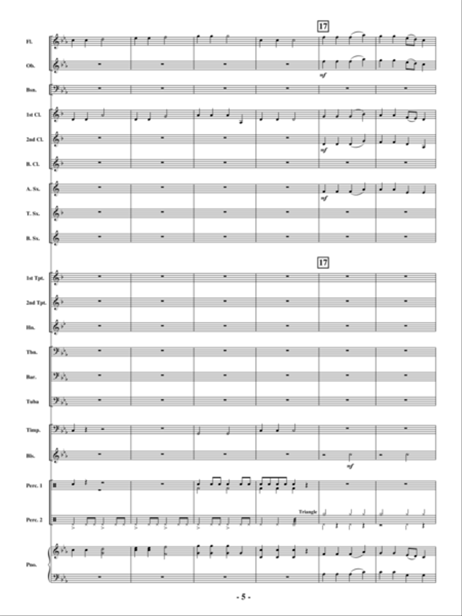 Hanukkah Dance (Sevivon) Concert Band scores gallery preview page 4