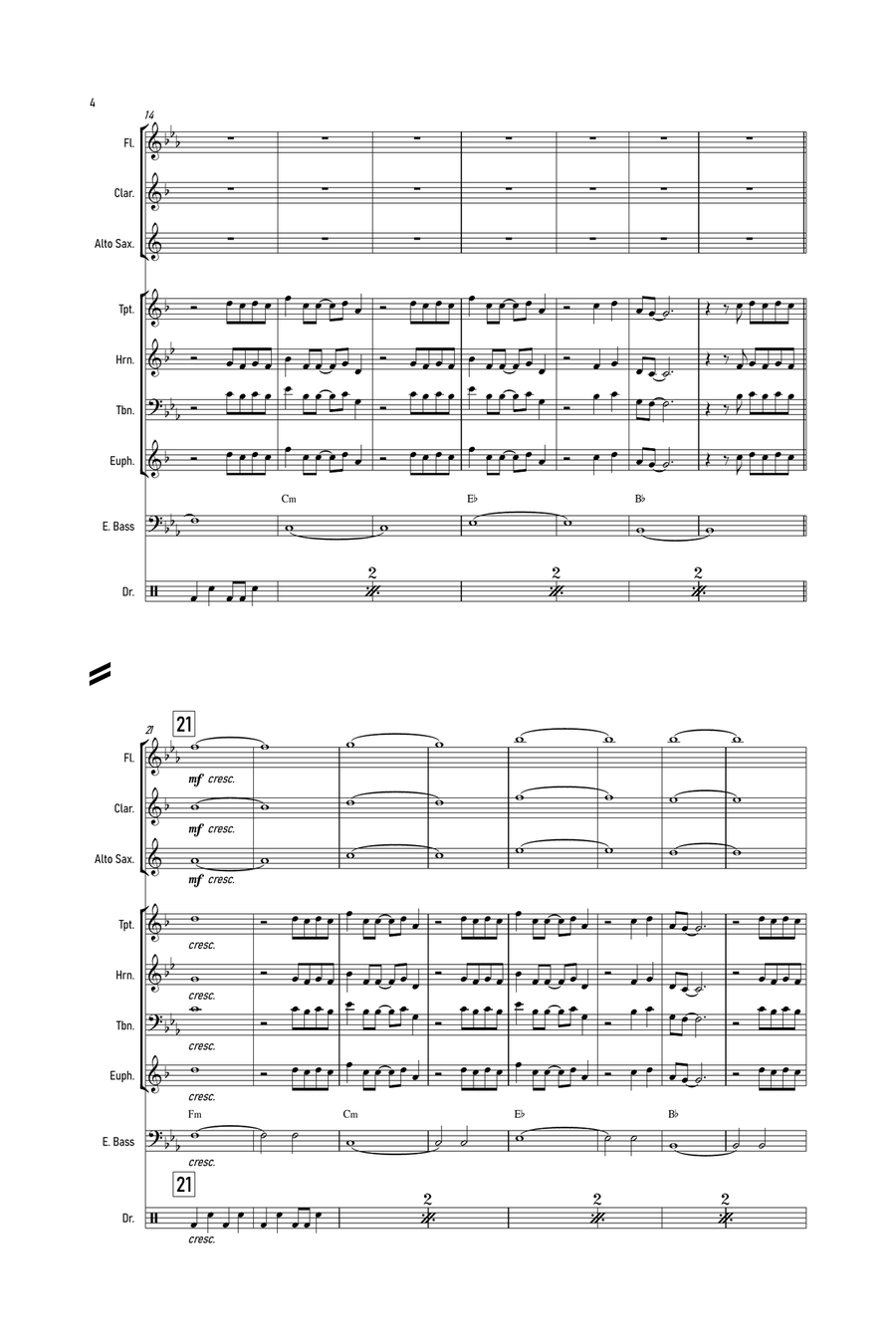 Blinding Lights Blinding Lights Small Ensemble scores gallery preview page 4