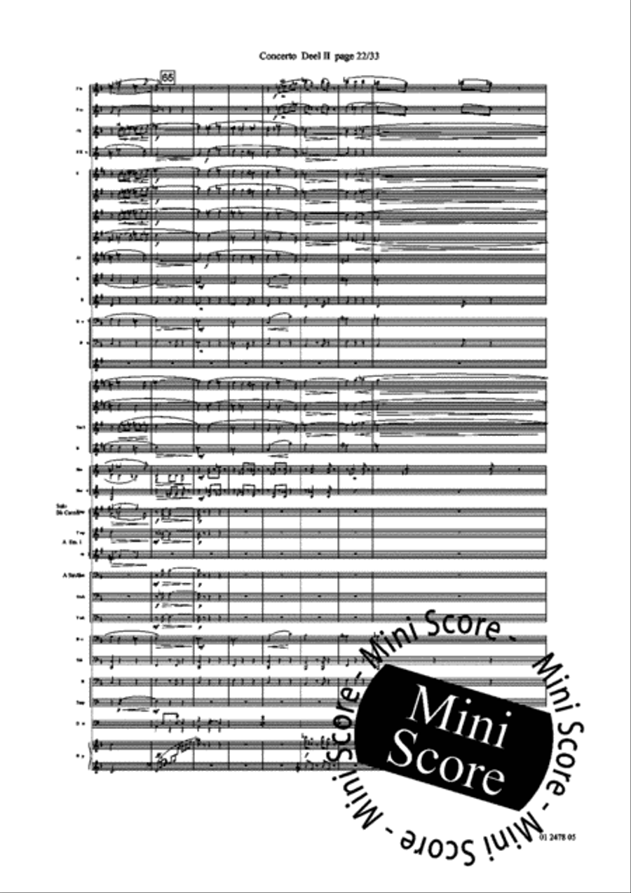 Concerto for Trumpet part 2 and 3 Concert Band scores gallery preview page 26