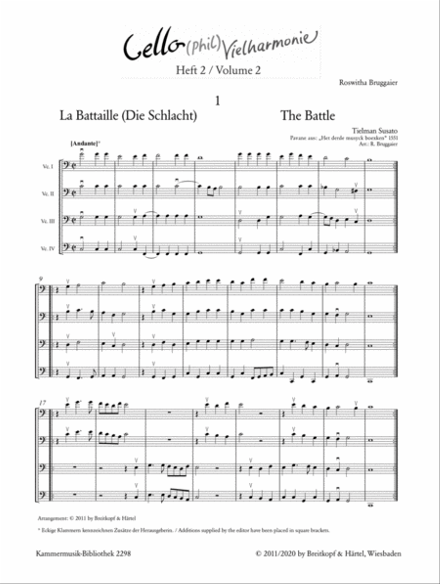 Cello-(Phil)Vielharmonie Cello scores gallery preview page 2