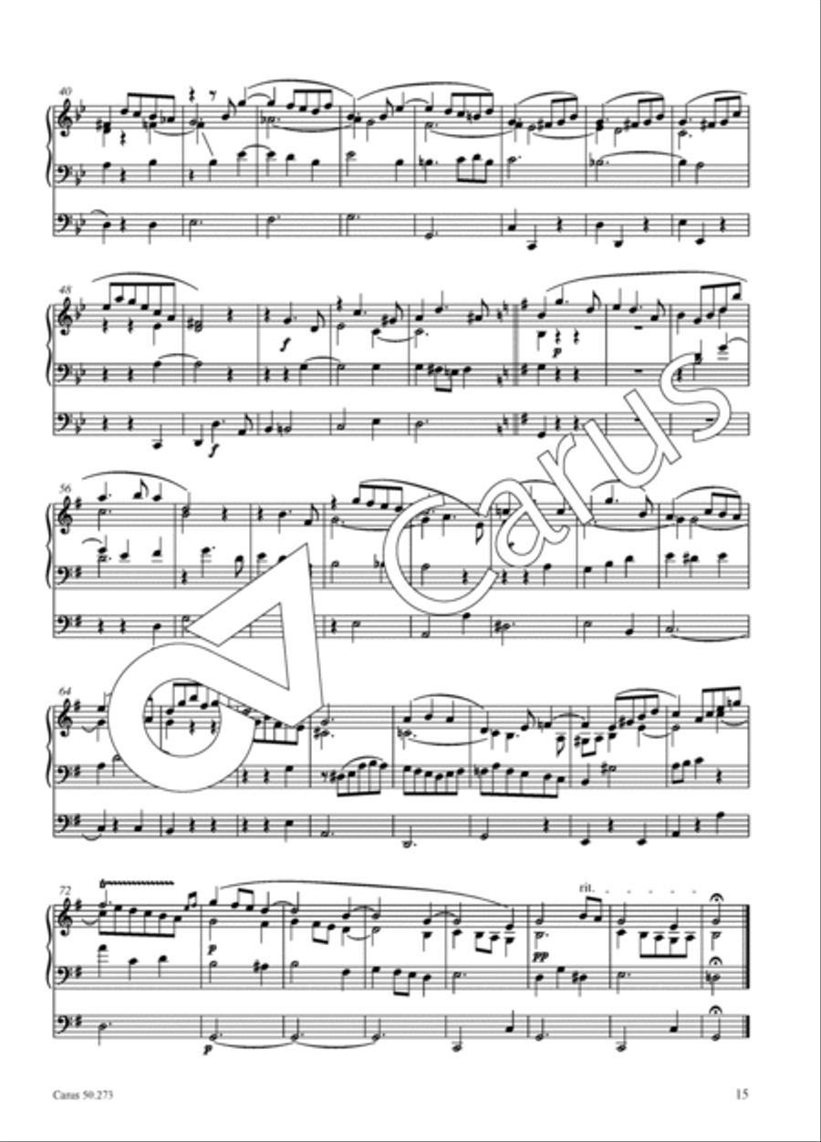 Twelve short organ works without opus numbers Organ scores gallery preview page 16
