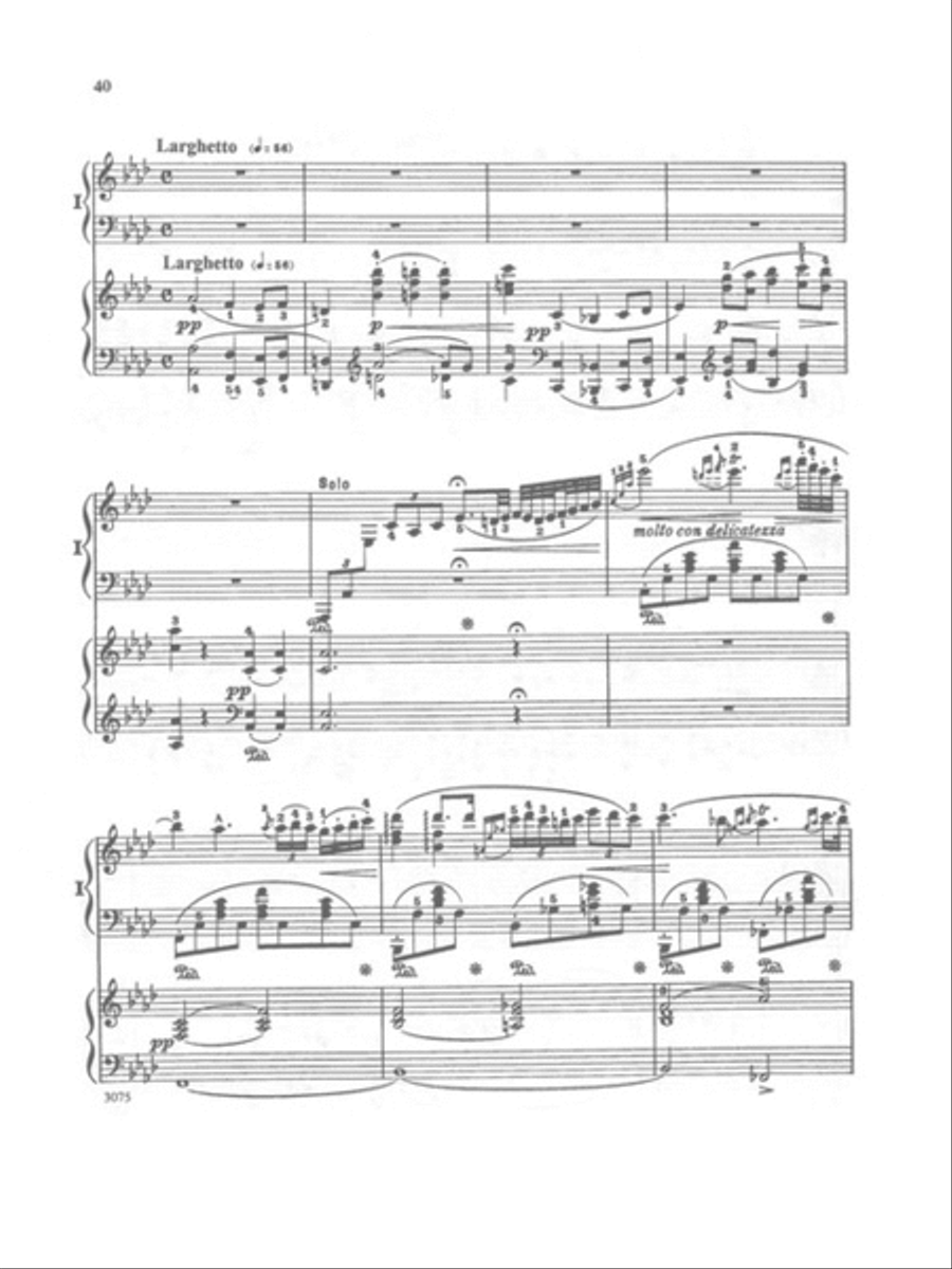 Chopin – Concerto in F Minor, Op. 21 Piano Solo scores gallery preview page 4