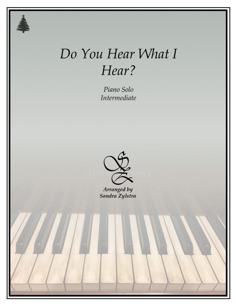 Do You Hear What I Hear Piano Solo scores gallery preview page 1