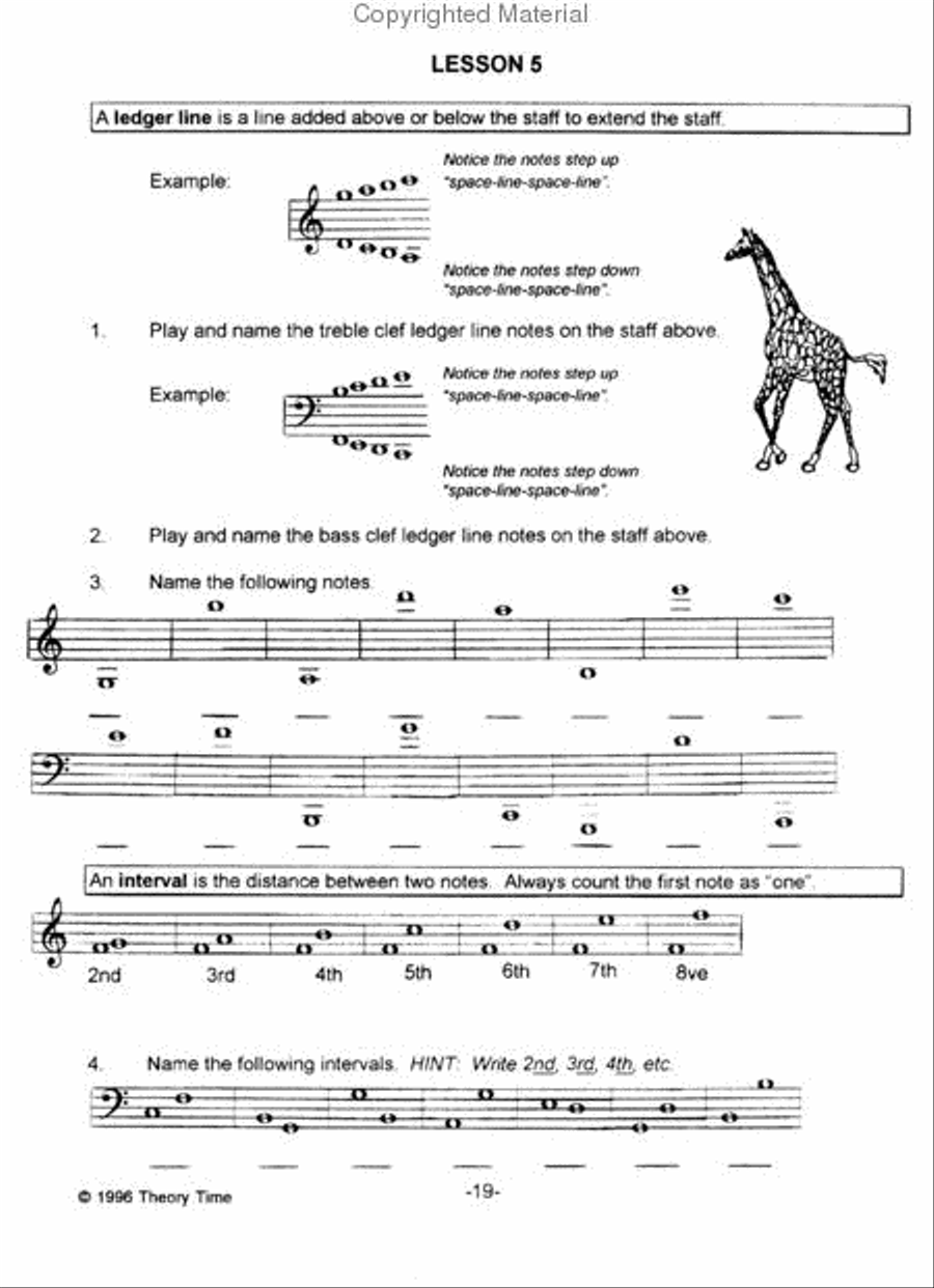 Theory Time Grade 5 Workbook Piano Method scores gallery preview page 3