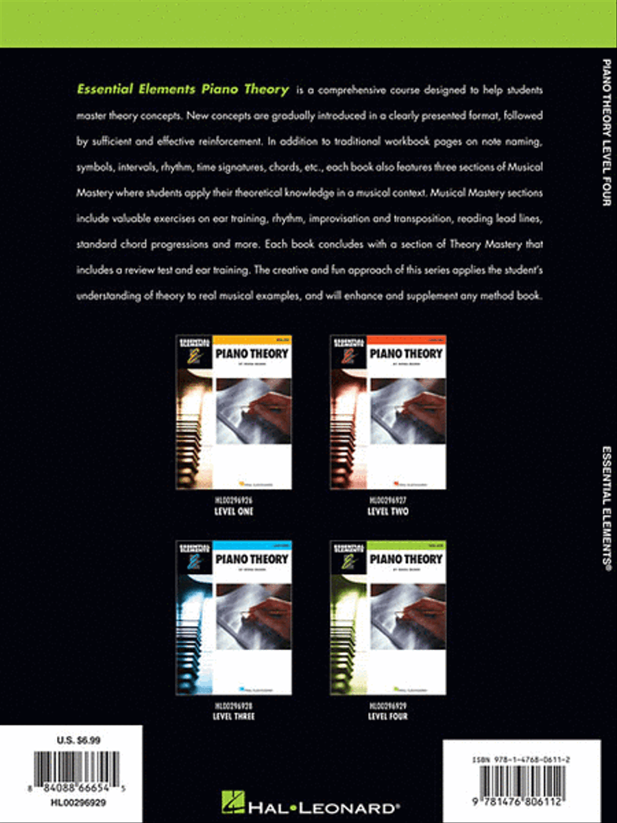 Essential Elements Piano Theory – Level 4 Piano Method scores gallery preview page 2