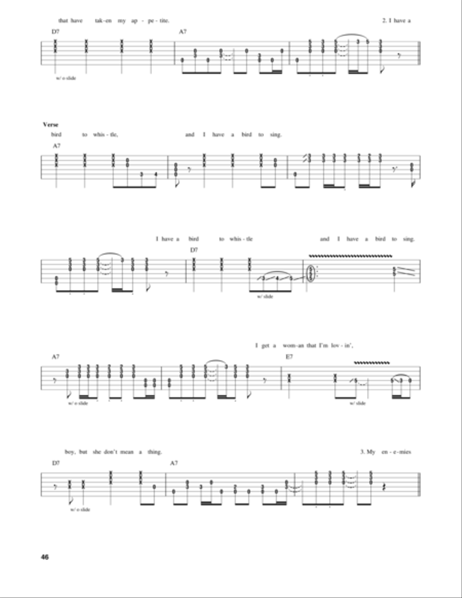 Stones In My Passway Electric Guitar scores gallery preview page 2