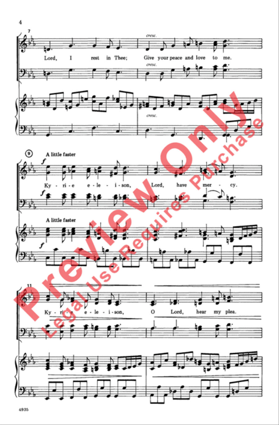 Prelude 4-Part scores gallery preview page 3