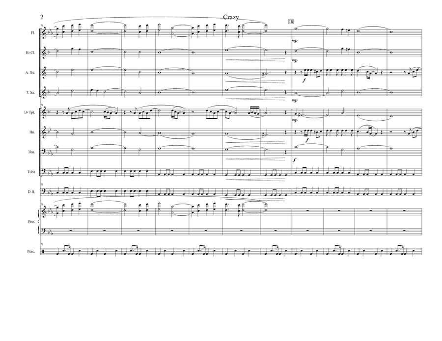 Crazy Crazy Marching Band scores gallery preview page 2