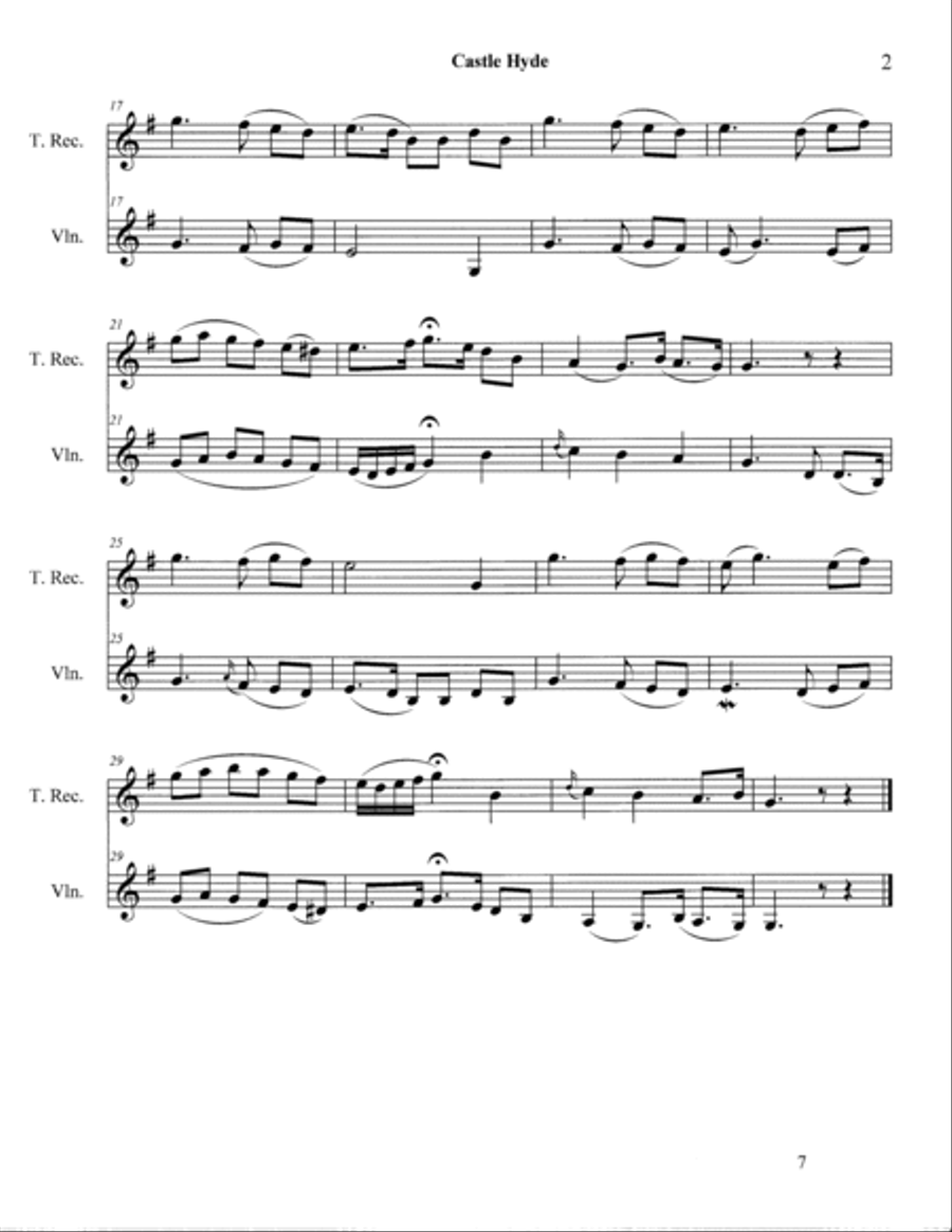 Of Castles, Kings, and Courts (Complete Duo Anthology) Set of Parts scores gallery preview page 6