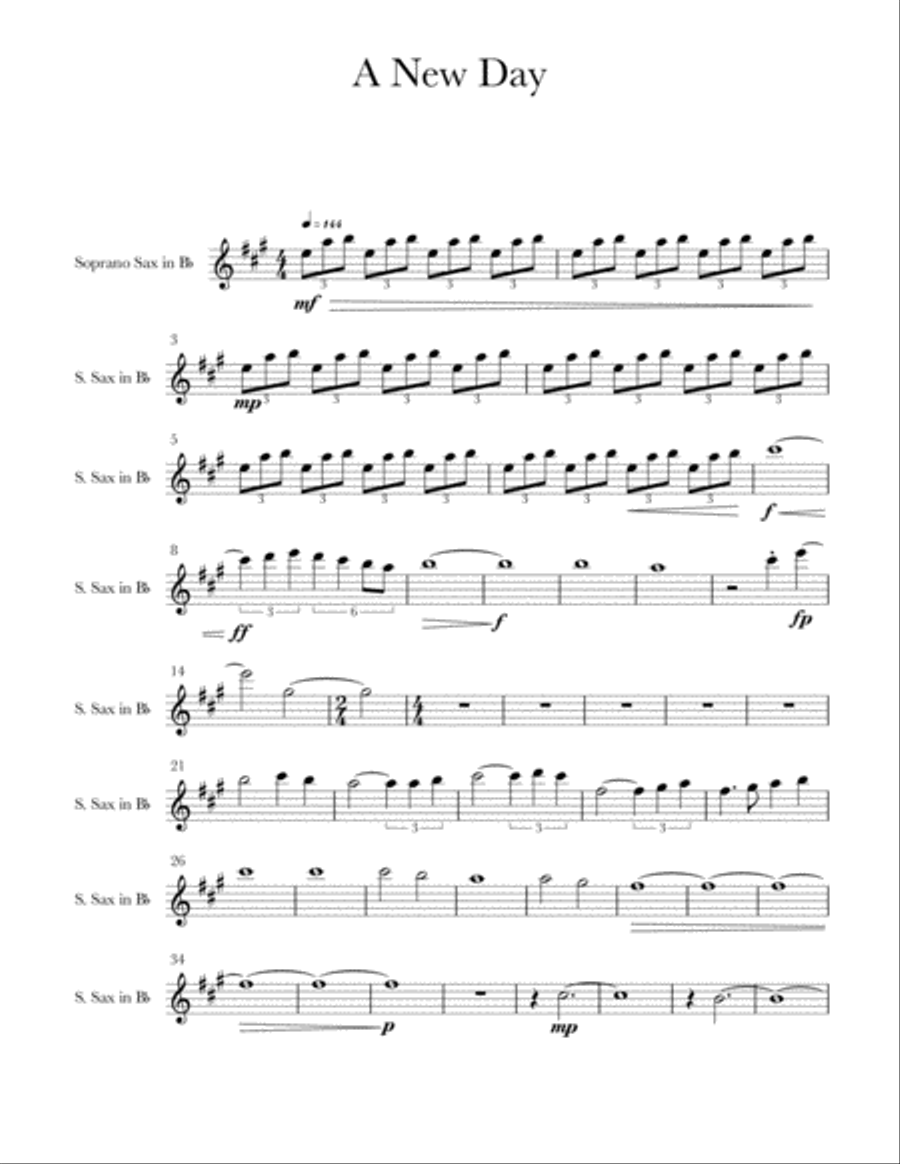 A New Day Woodwind Quartet scores gallery preview page 6