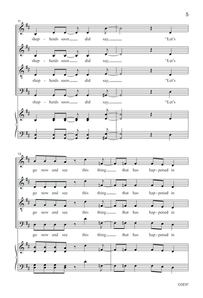 We're Goin' Up to Bethlehem! (SATB) image number null