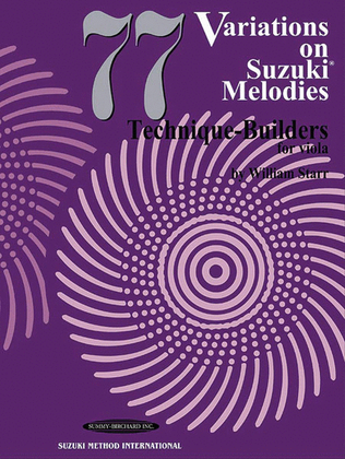 Book cover for 77 Variations on Suzuki Melodies