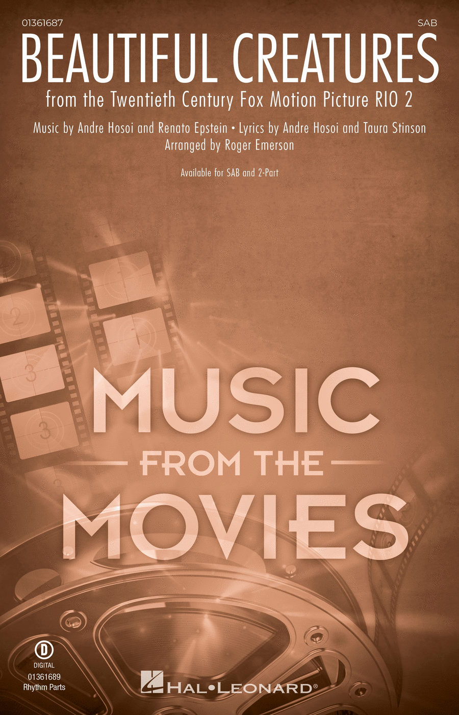 Beautiful Creatures 3-Part scores gallery preview page 1