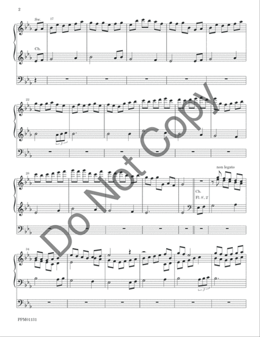 Variations on St. Columba Organ scores gallery preview page 5
