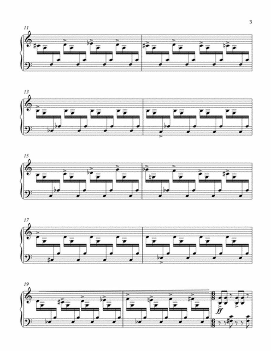 Three Preludes for Solo Marimba