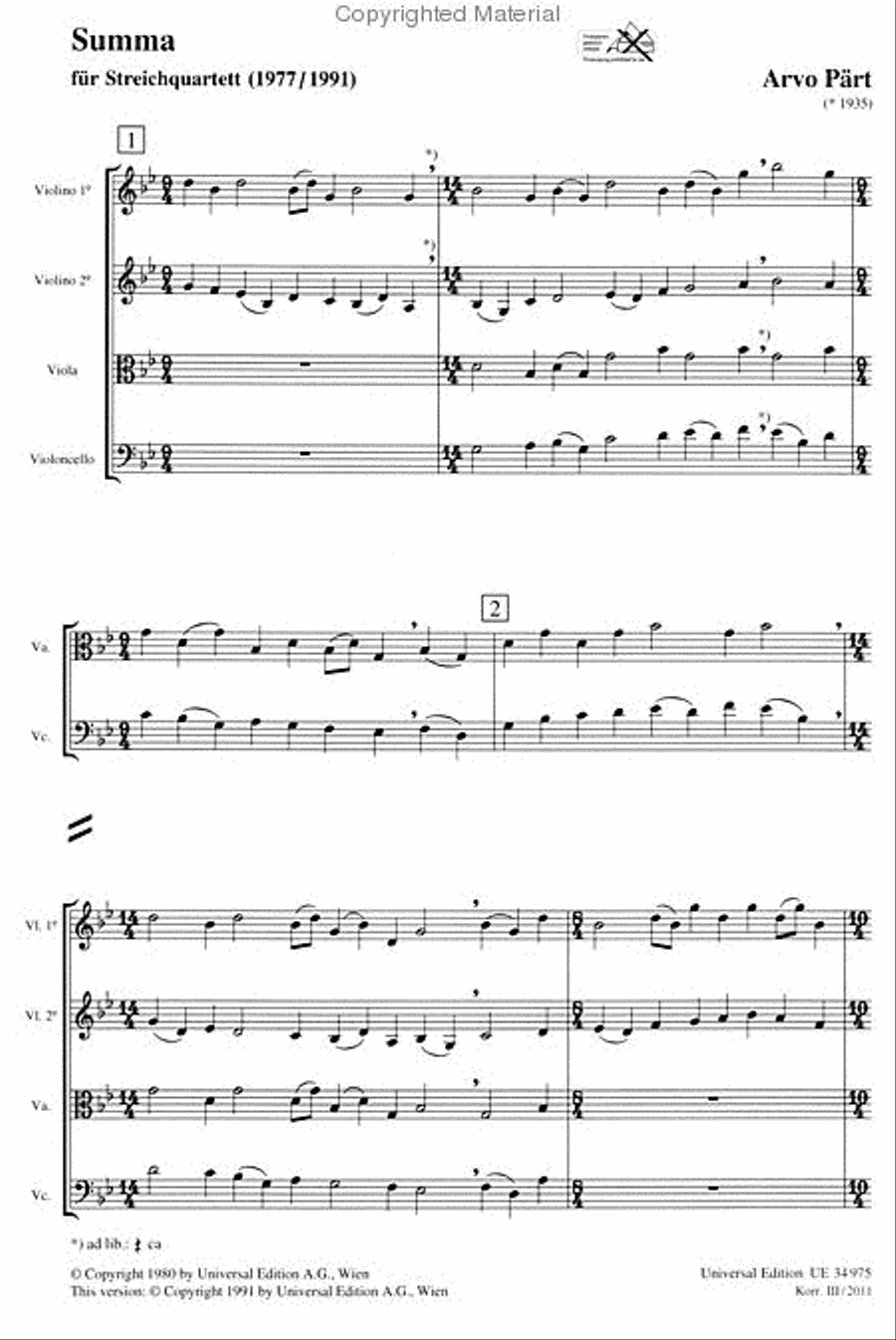 Summa Chamber Music scores gallery preview page 2