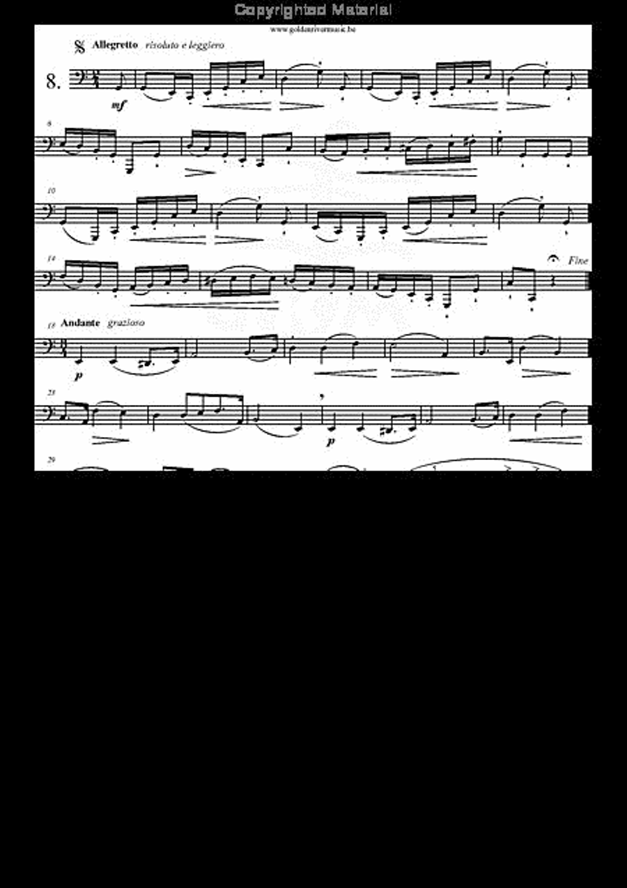 12 Etudes Tuba scores gallery preview page 9