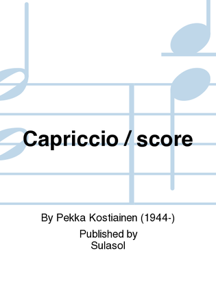 Capriccio / score