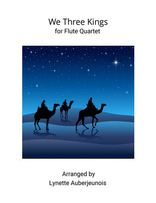 Book cover for We Three Kings - Flute Quartet