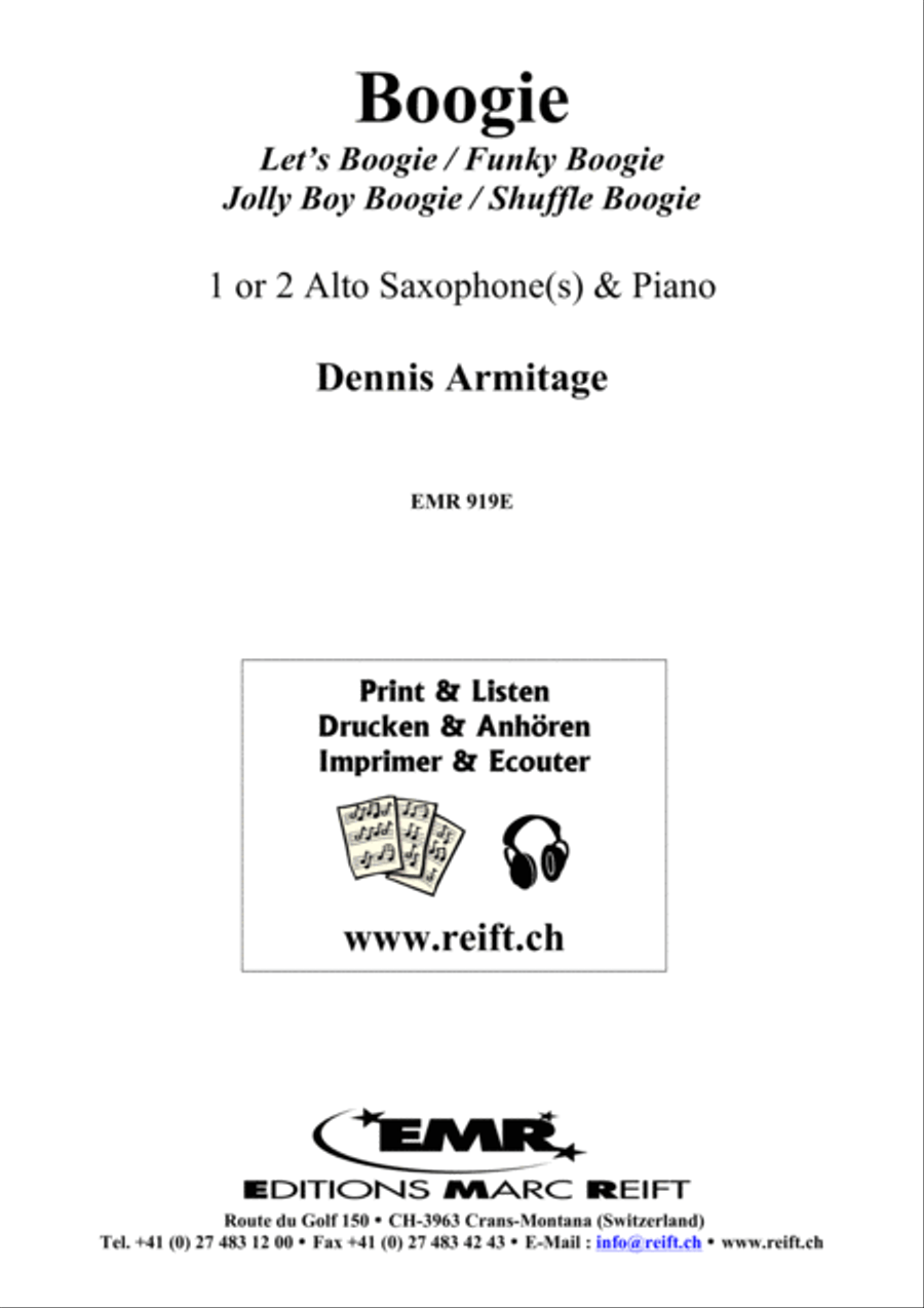 Boogie Alto Saxophone scores gallery preview page 2