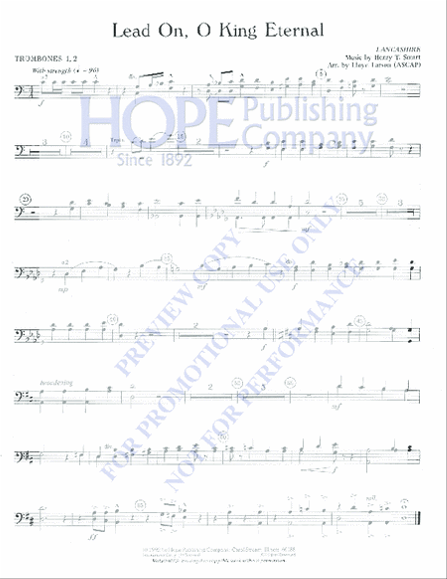 Lead on, O King Eternal Lead on, O King Eternal Choir scores gallery preview page 2