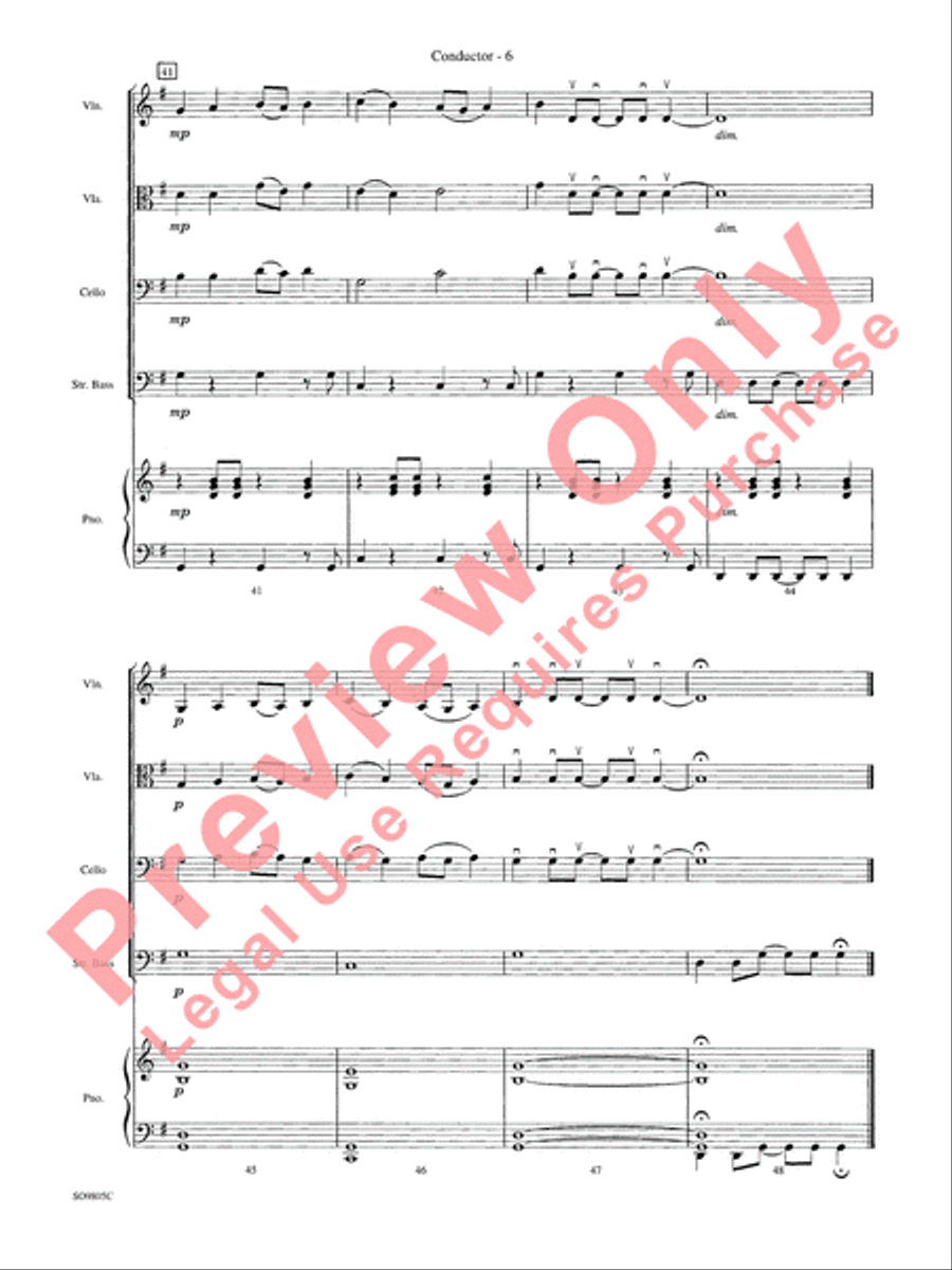 The Lion Sleeps Tonight The Lion Sleeps Tonight String Orchestra scores gallery preview page 8
